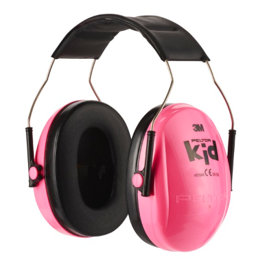 ØREKLOKKE ROSA PELTOR KID