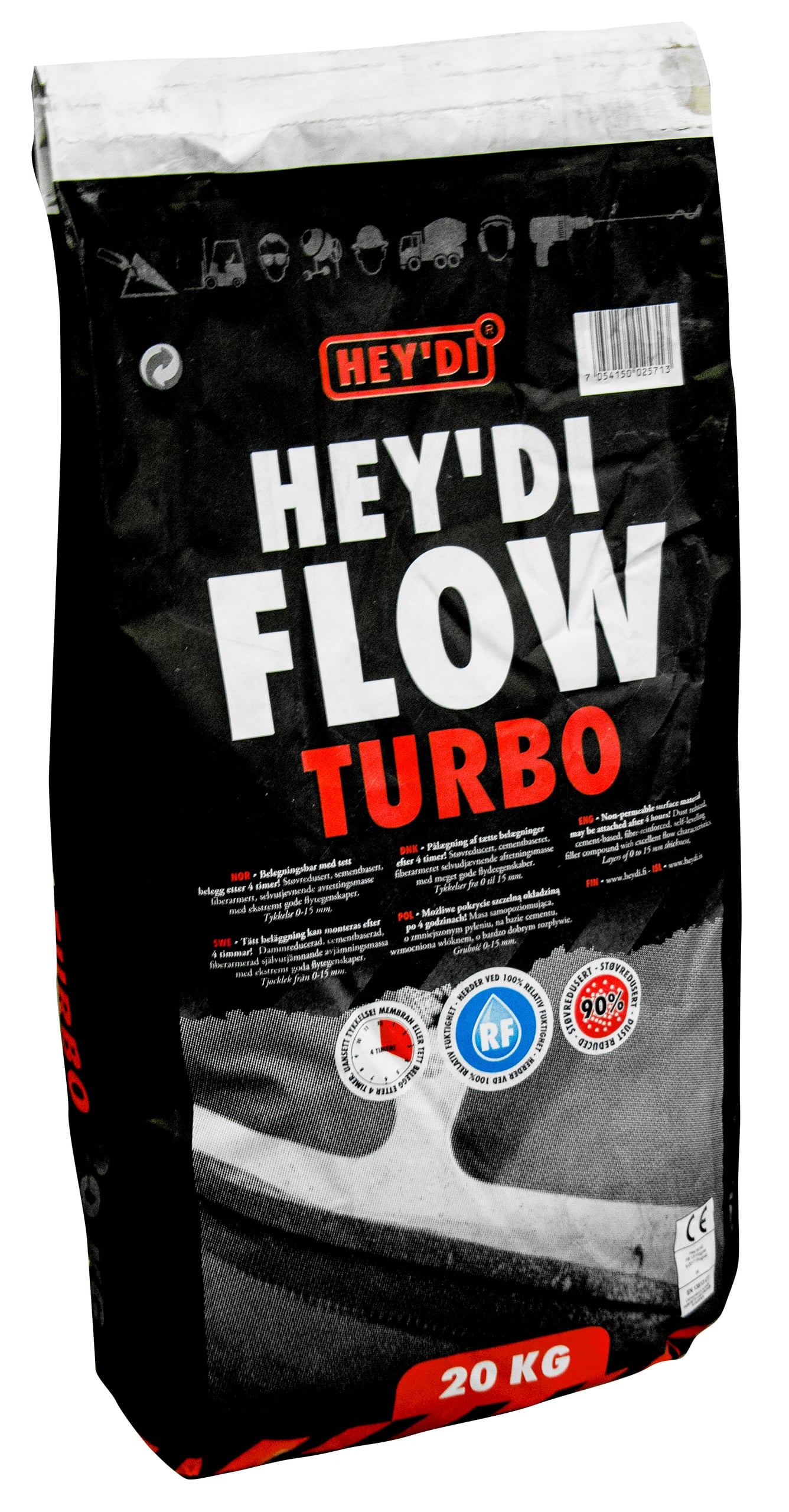 HEYDI FLOW TURBO 20KG SPARKEL