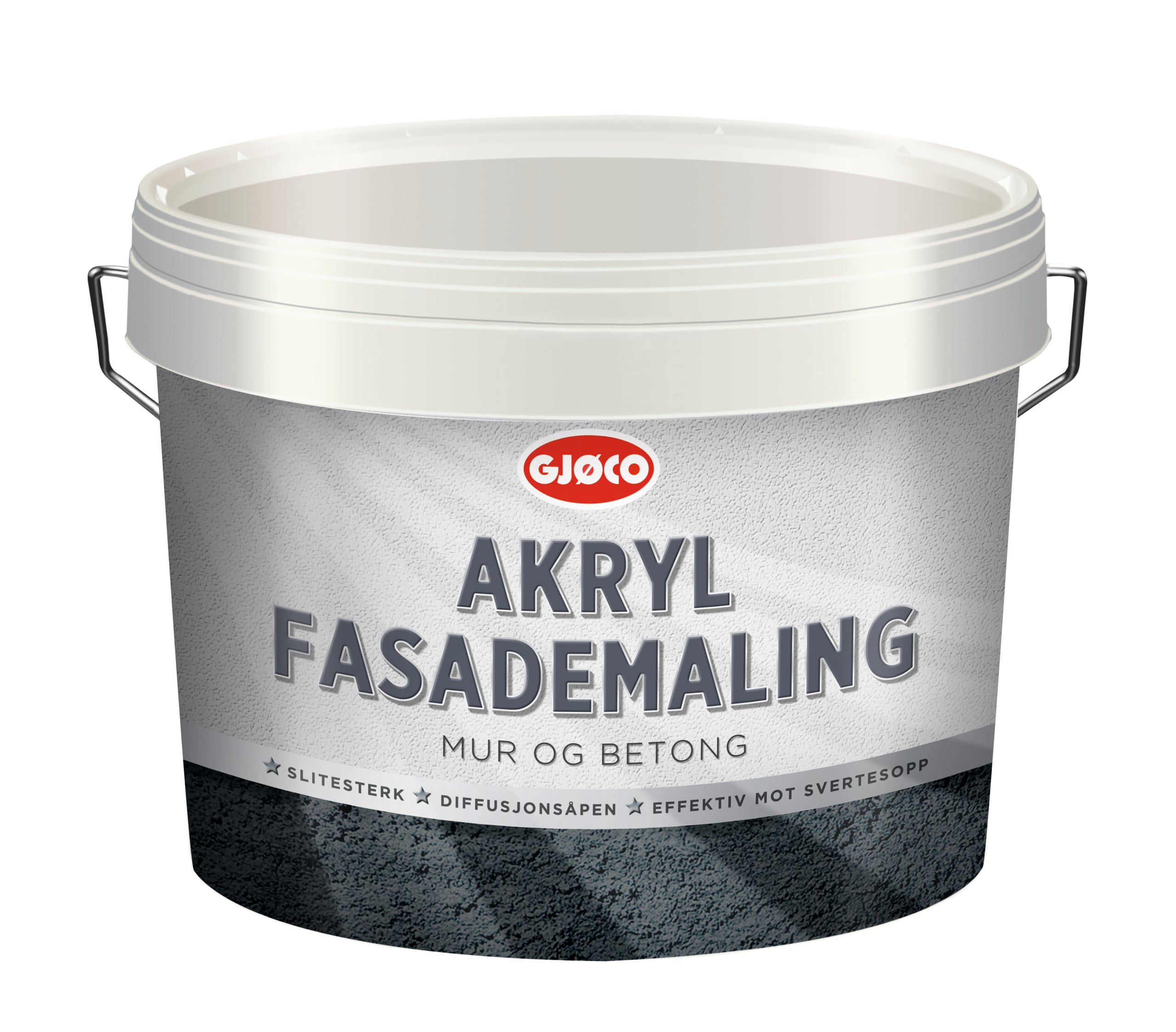 AKRYL FASADE BASE HVIT 9L