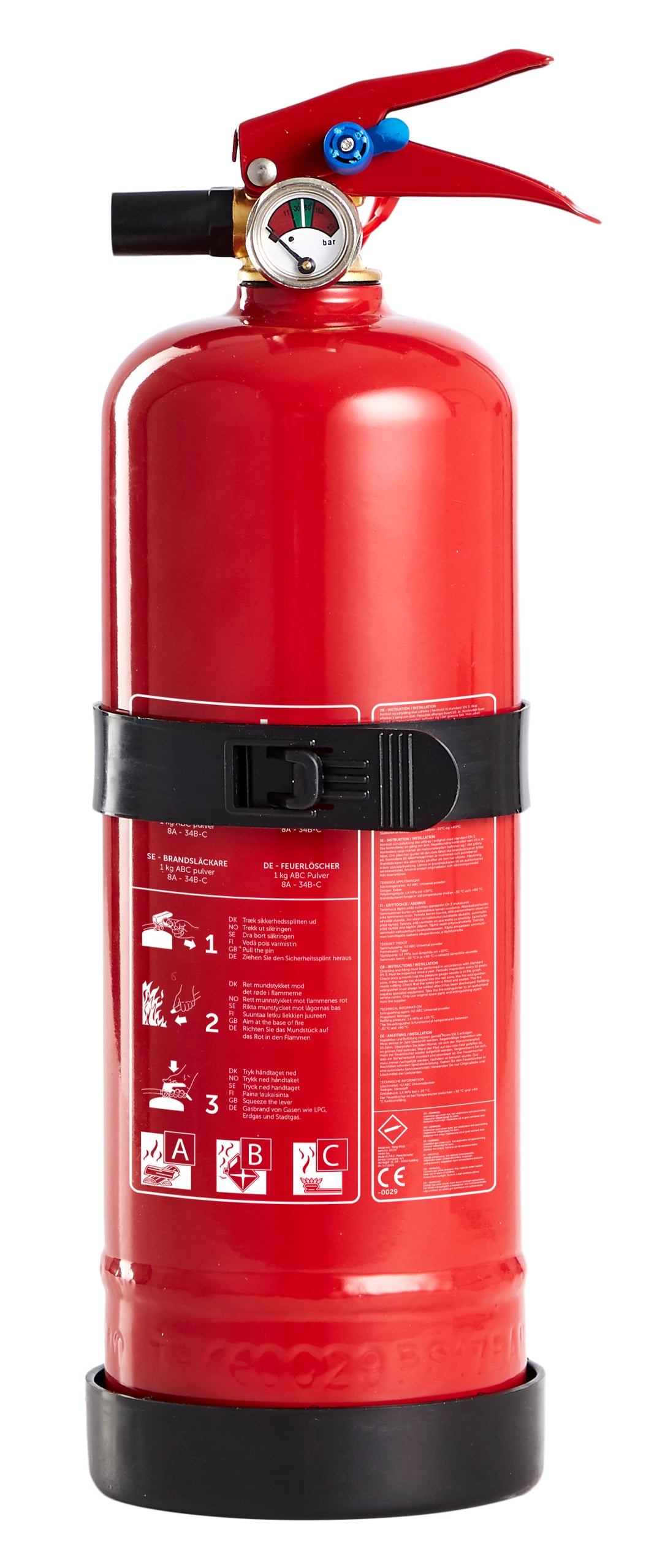 BRANNSLUKKER PULVER 1KG 8A NOR-TEC