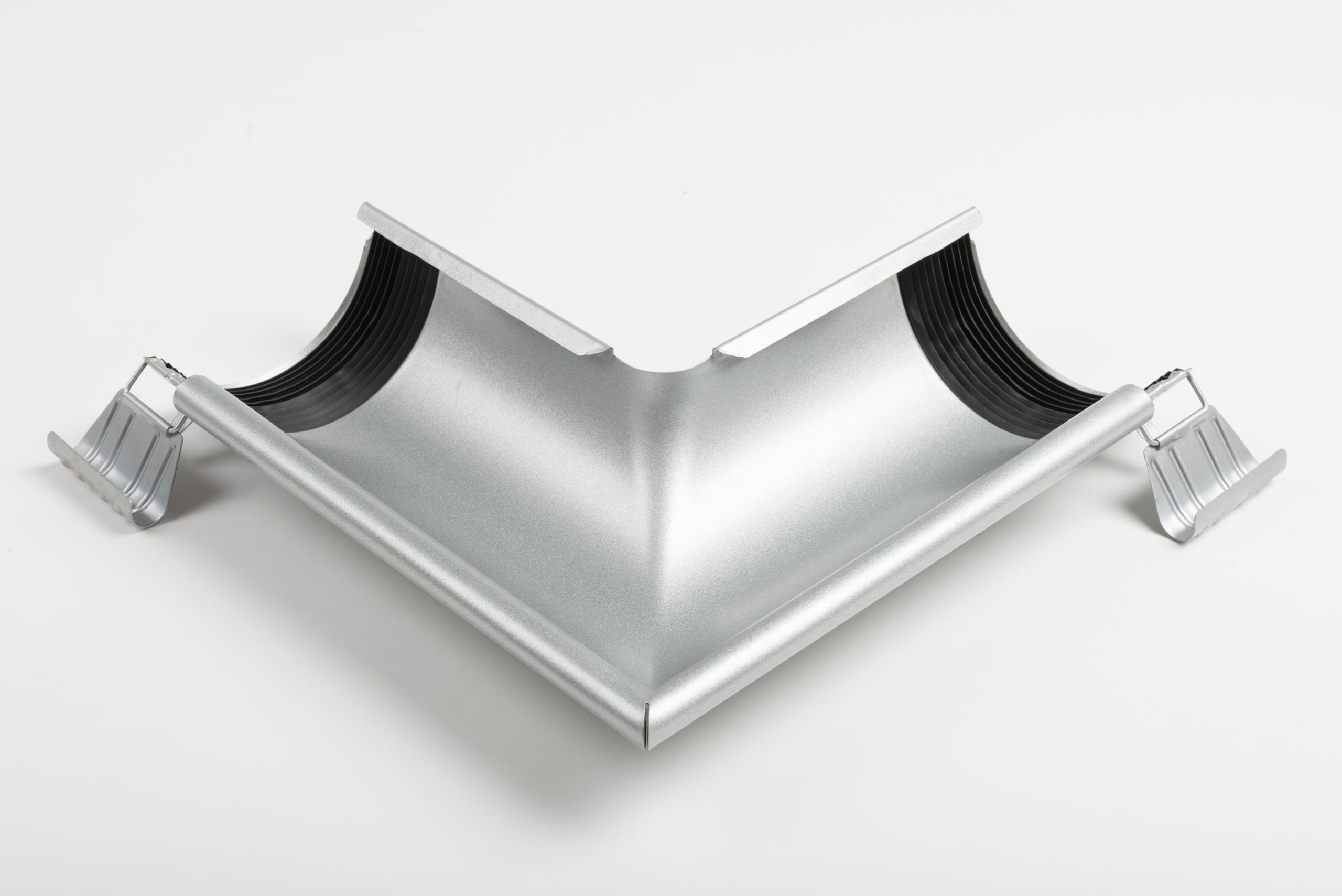 VINKEL UTV M/SKJØT ST 125MM SILVER