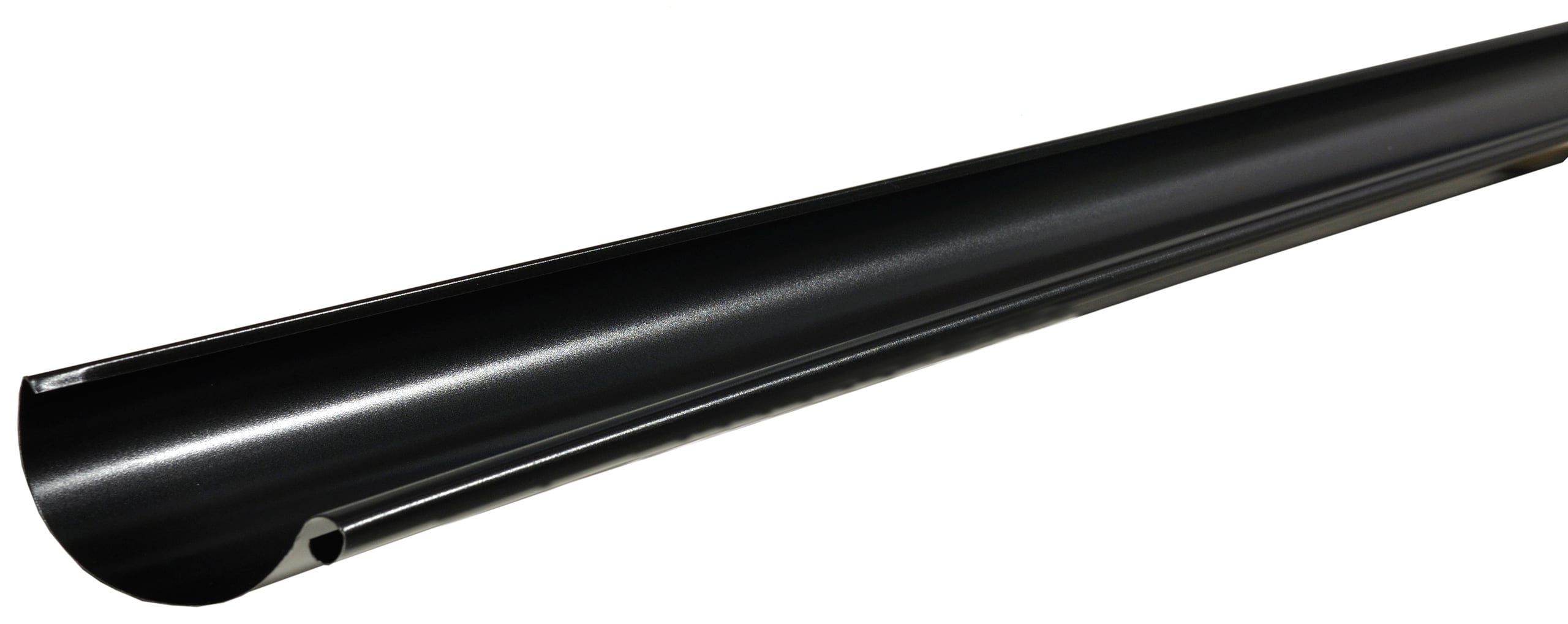 TAKRENNE 01 STÅL SORT 4M-125MM