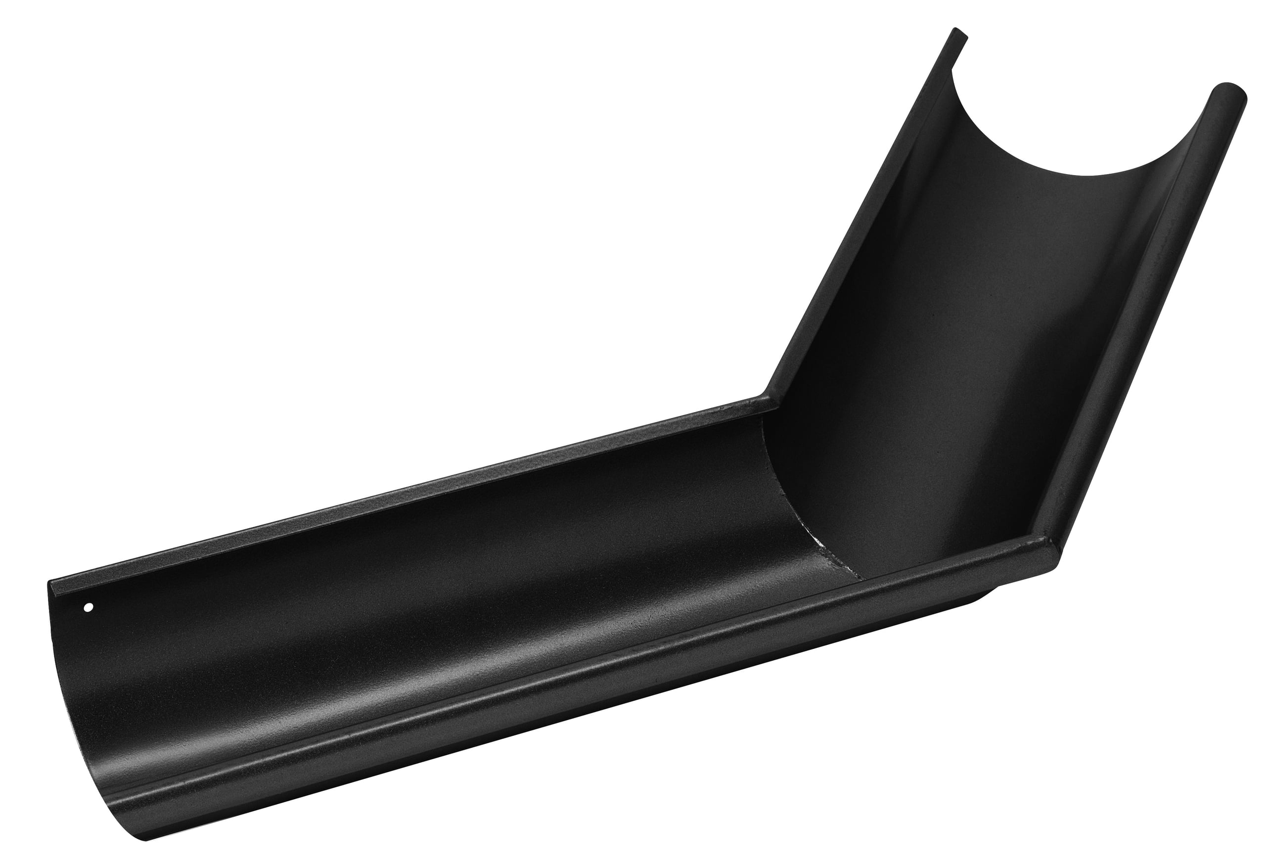 VINKEL UTV 45GR BMI STÅL SORT 125MM