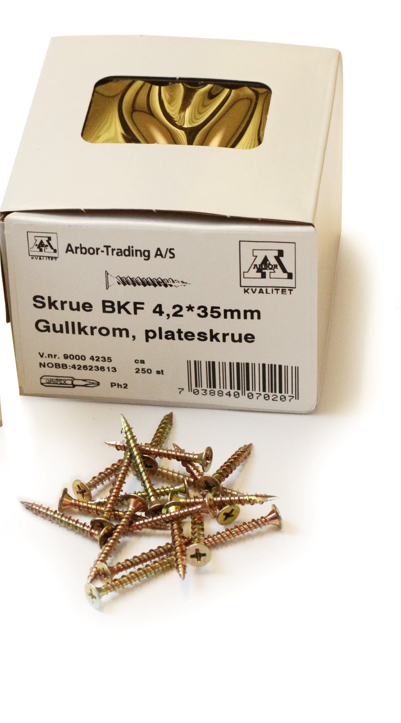 ARBOR SKRUE BKF 4,2X35MM GULLKROM