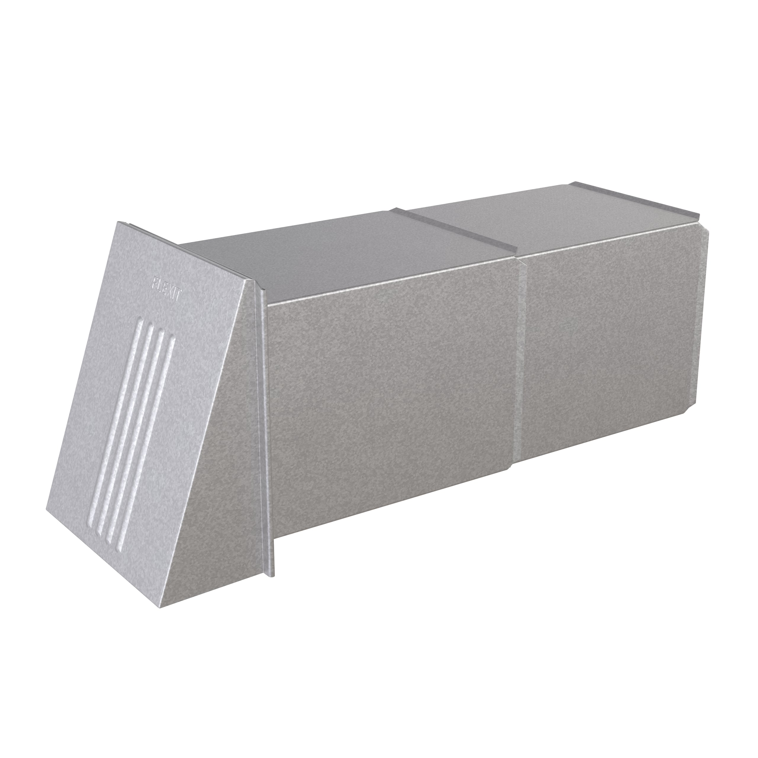 GRUNNMURSVENTIL 6X6" M/KAPPE