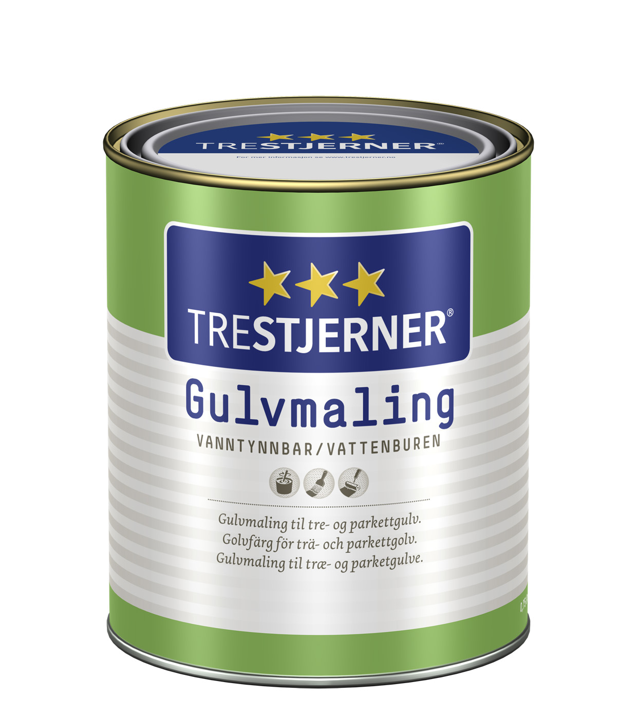 TRESTJERNER GULVMALING BLANK B BASE 2.7L