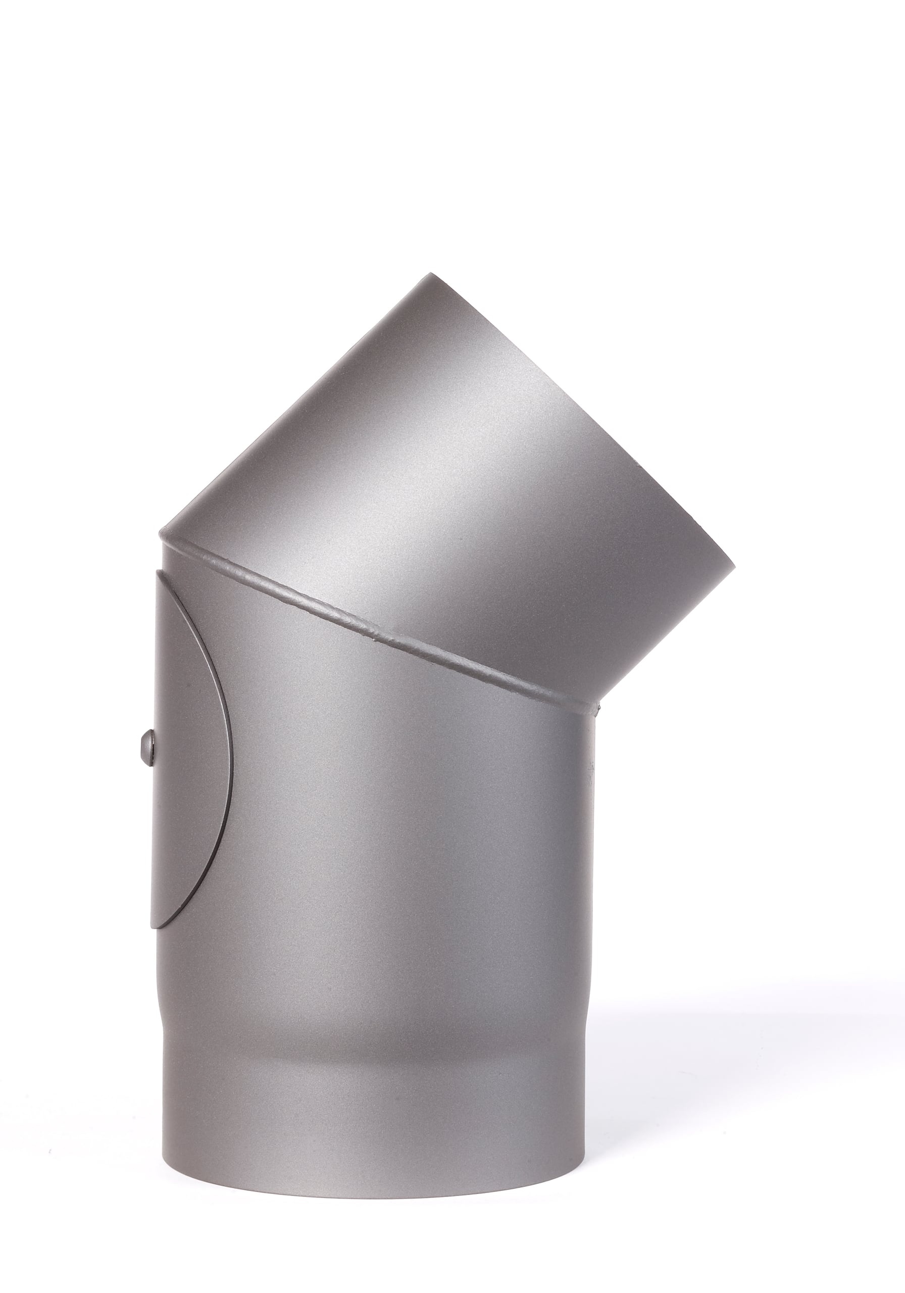RØKRØR KNE Ø150X45° M/L GRÅ 2,0MM