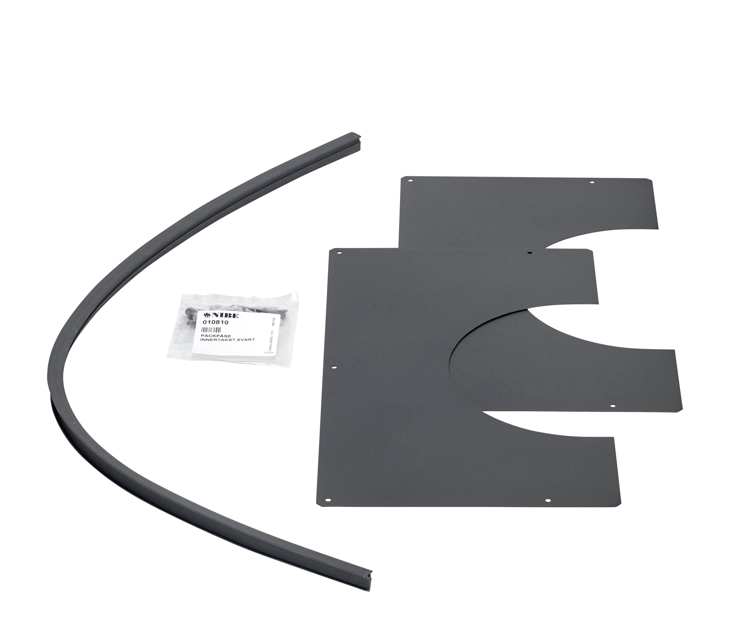 DEKKPLATE HELISOLERT 0-15GR SVART