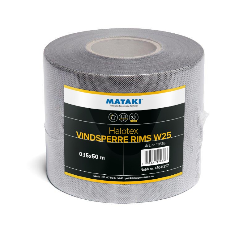 VINDSPERRERIMS W25 0,15X50M HALOTEX