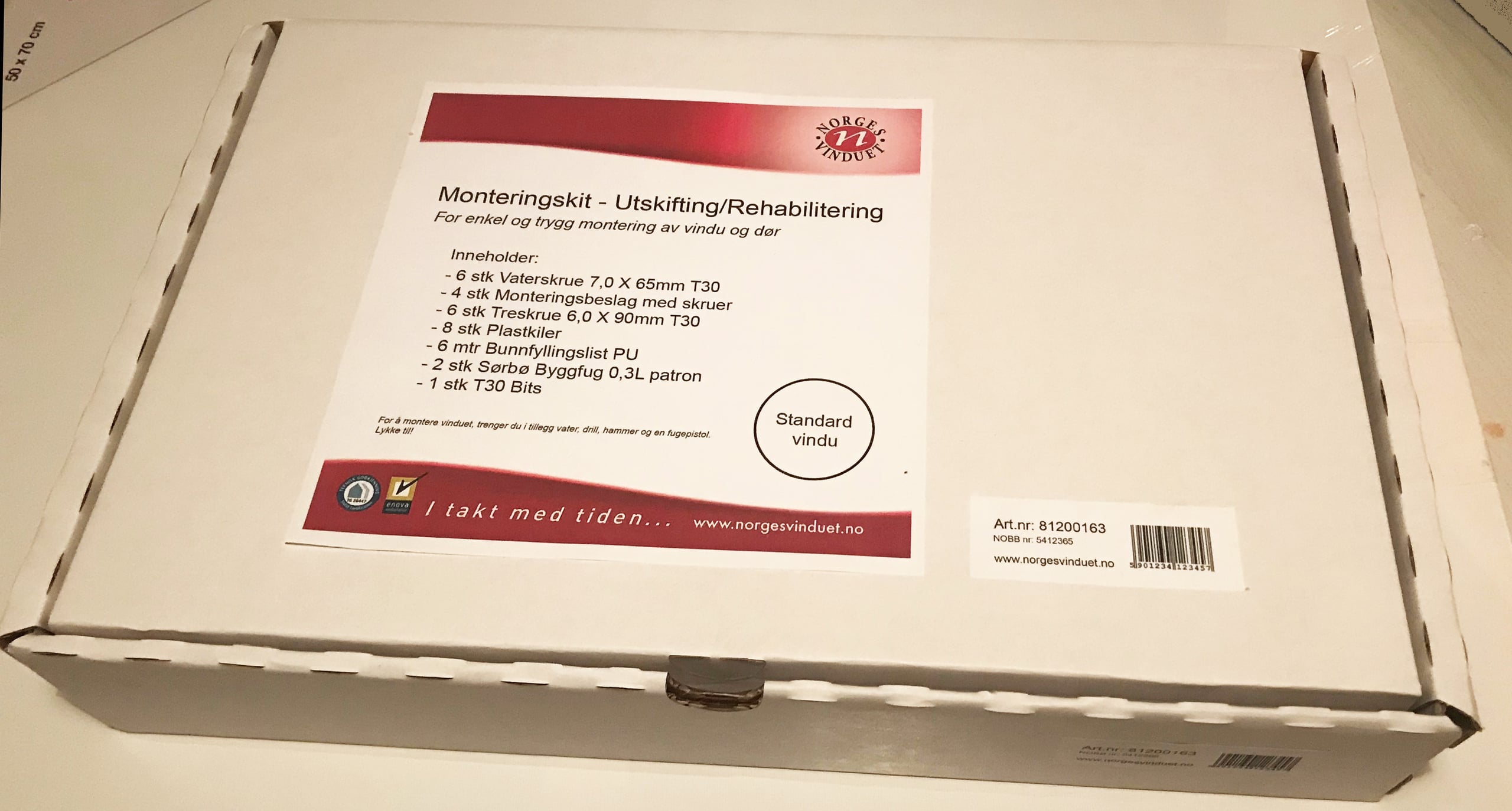 MONTERINGSKIT VINDU REHAB 6 MTR