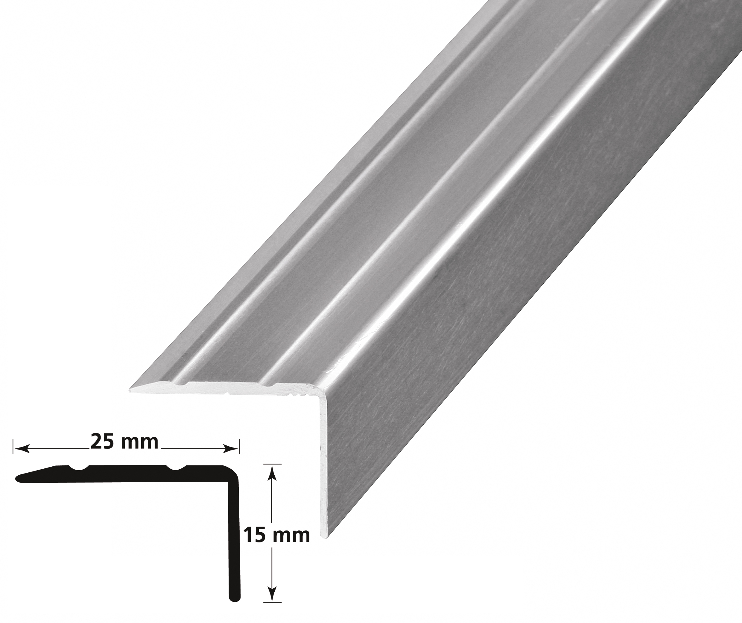 TRAPPENESE NR9 2M SØLVBL S.KL