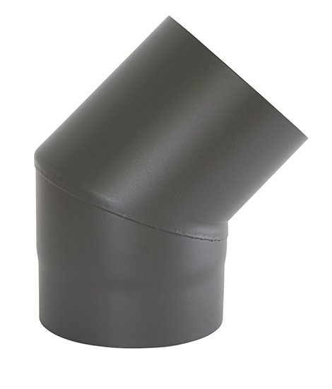 RØYKRØR Ø150 45GR UTEN LUKE GP
