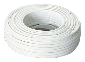 MONTERINGSKABEL 2 X 2,5 MM2 HVIT