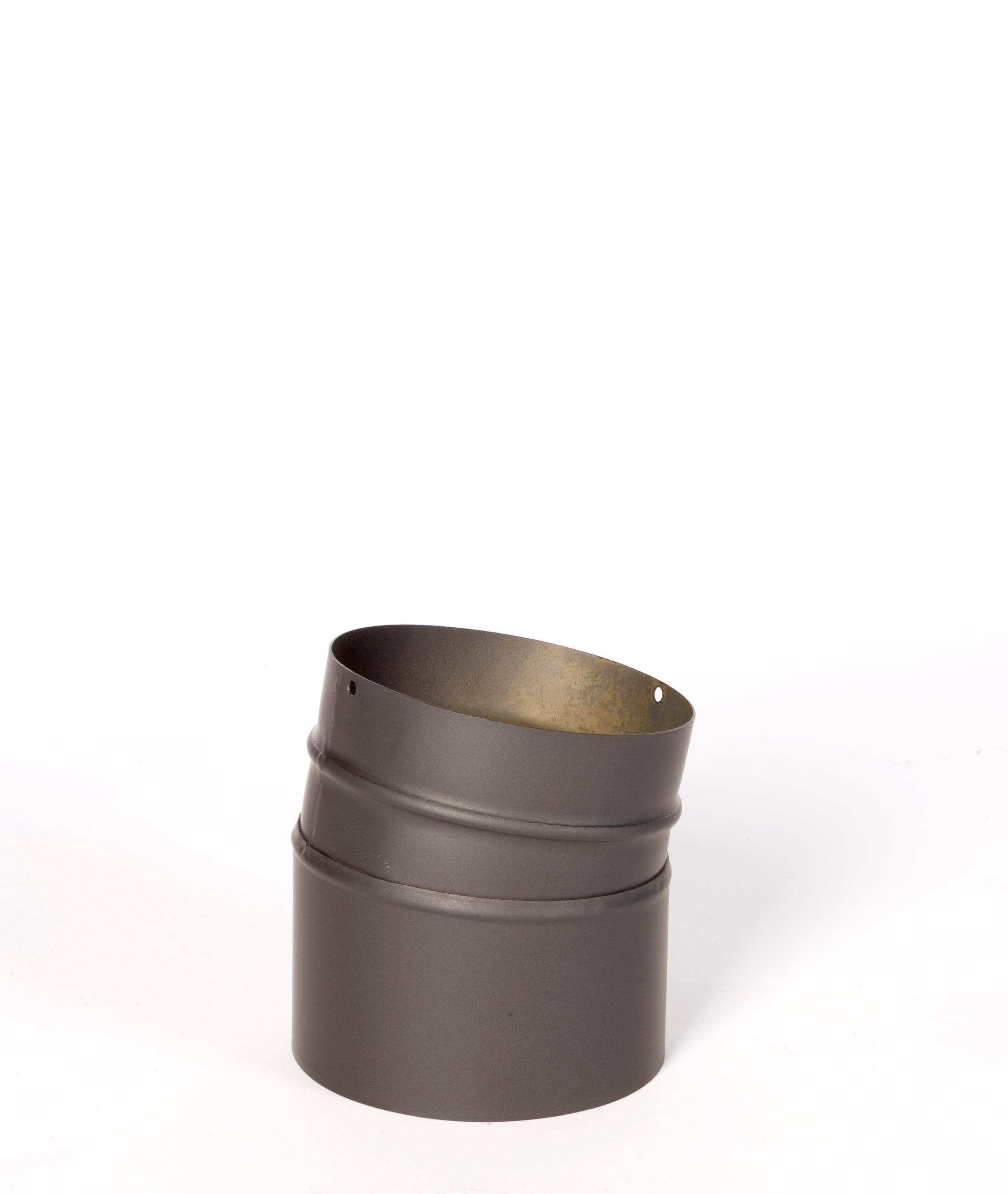 RØKRØR KNE KORT Ø125X10°MA/EMAL 1,2