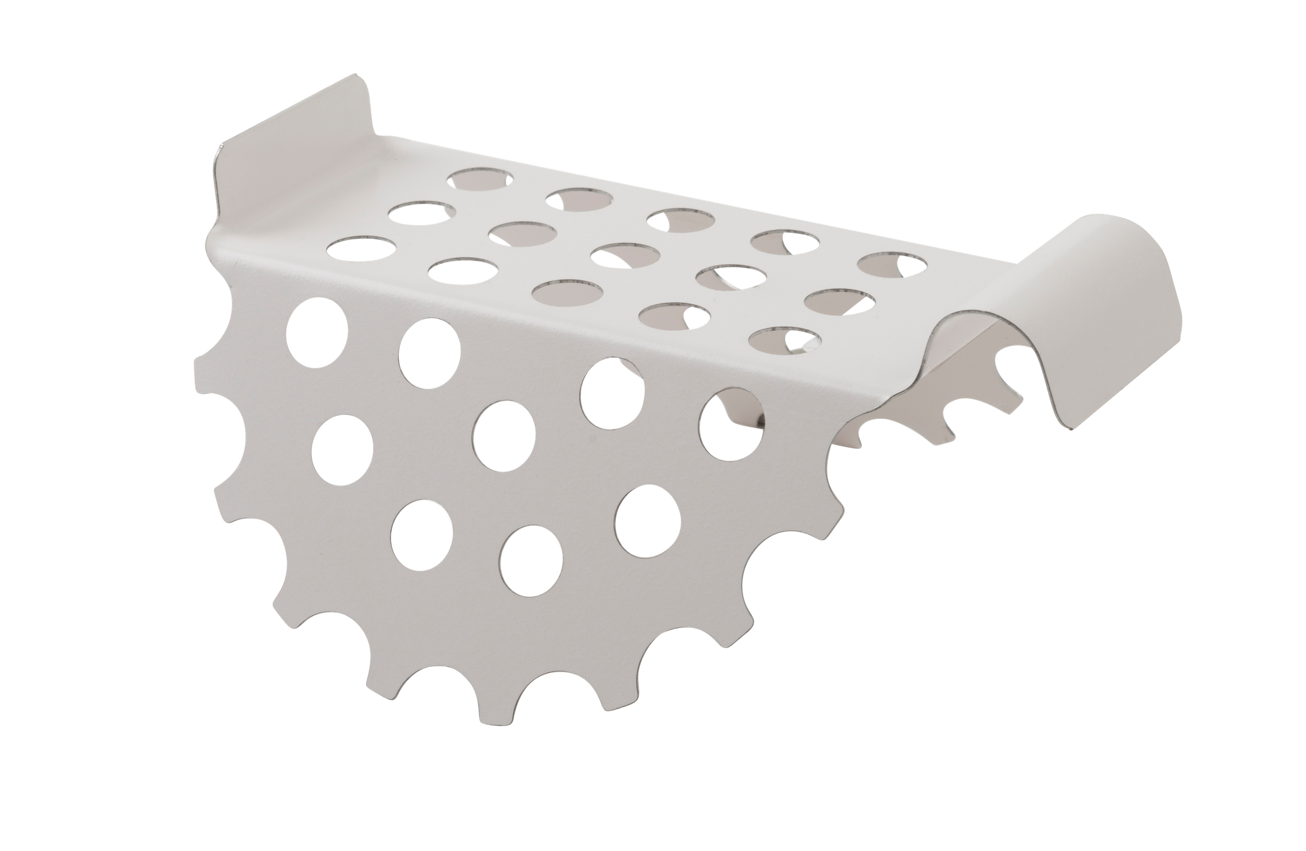 LØVRIST STÅL 125MM HVIT ISOLA