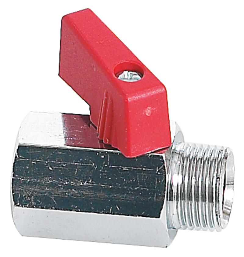 TAPPEKRAN 3/8" M/KULEVENTIL