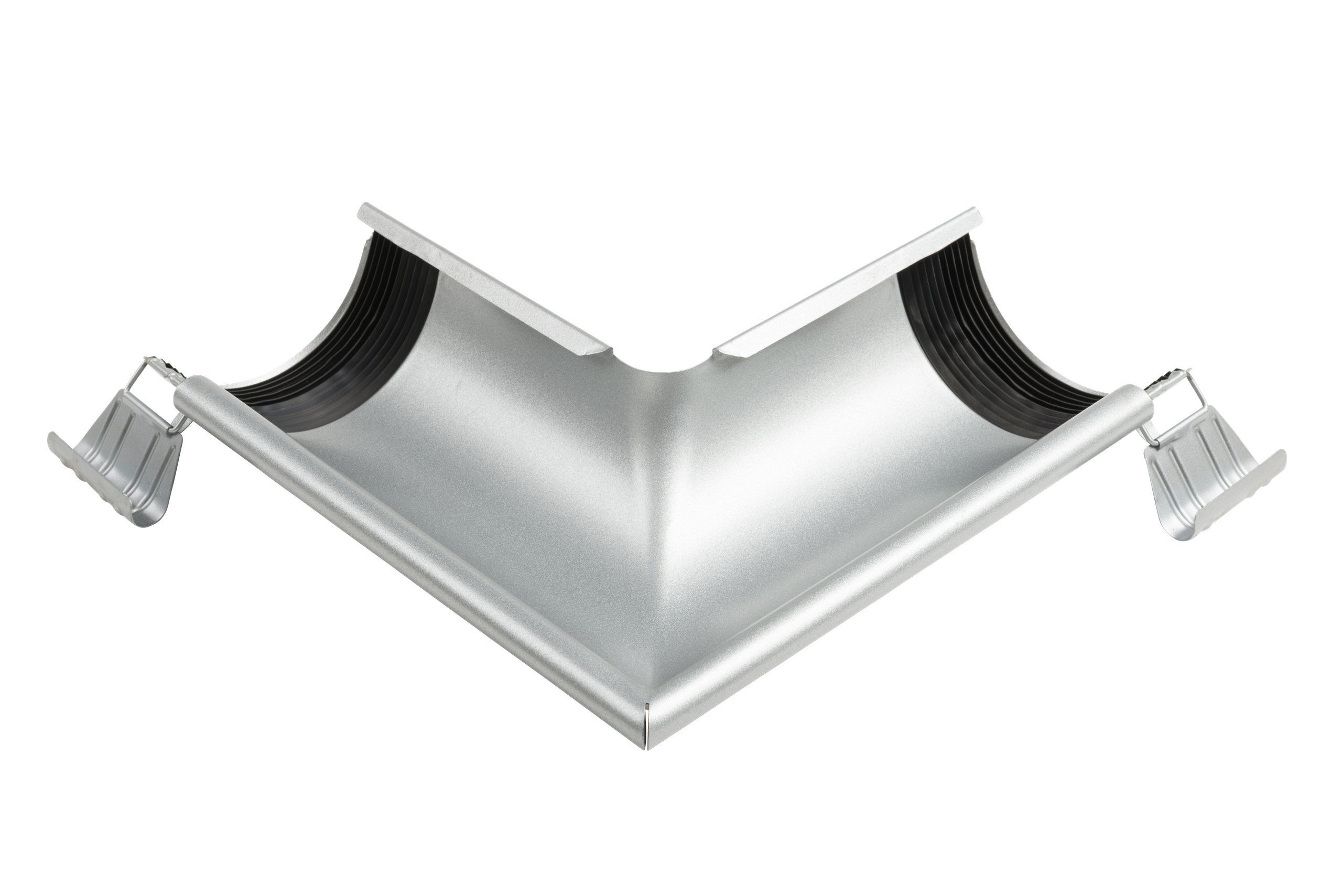 VINKEL UTV M/SKJØT ST 125MM SILVER