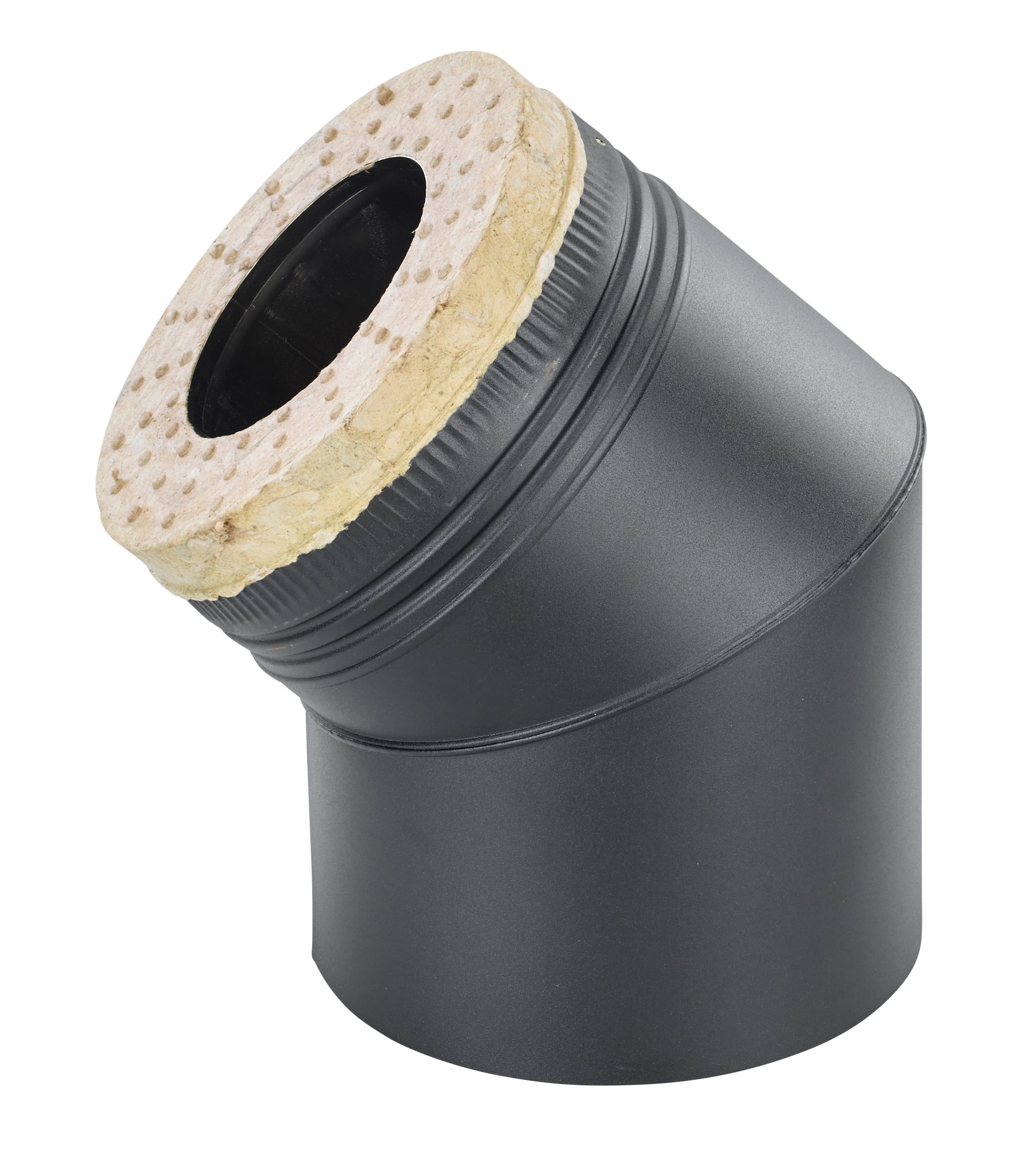 VINKEL 45GR Ø280 SVART