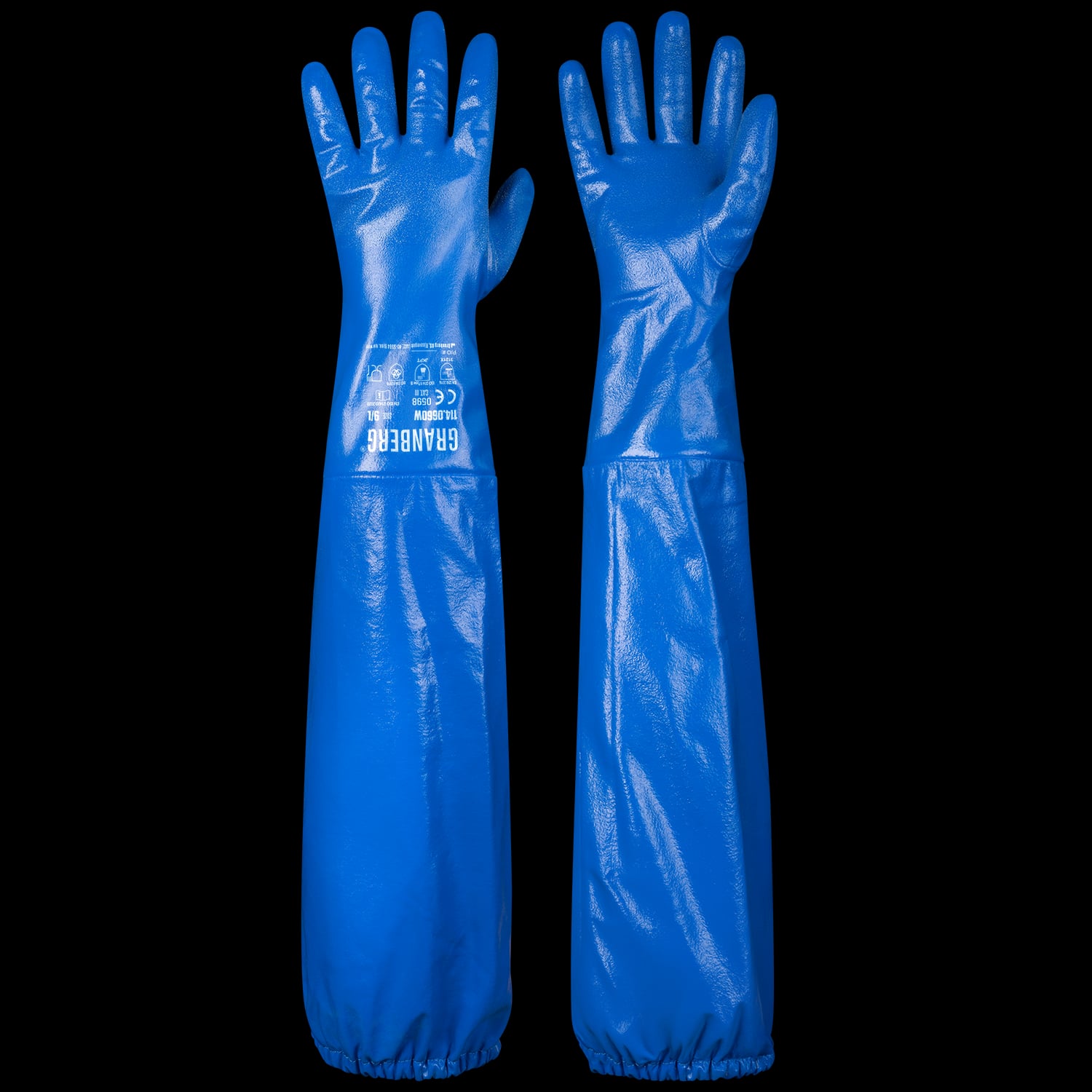 HANSKE NITRIL 10 VINTER LANG 60 CM