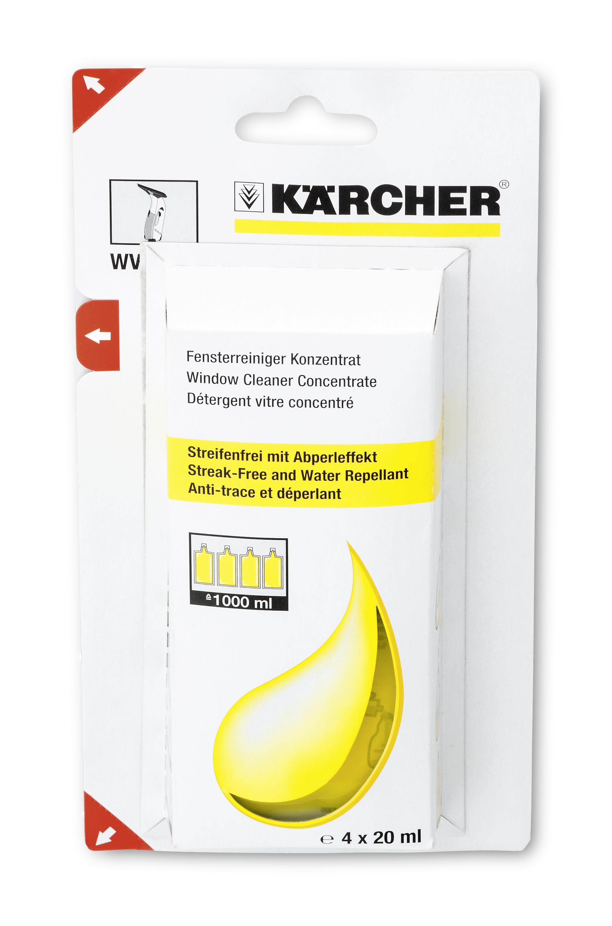 GLASSRENGJØRINGSMIDDEL 4X20 ML