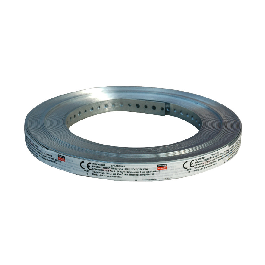 Hulbånd 20x1,0mm varmforzinket 25m
