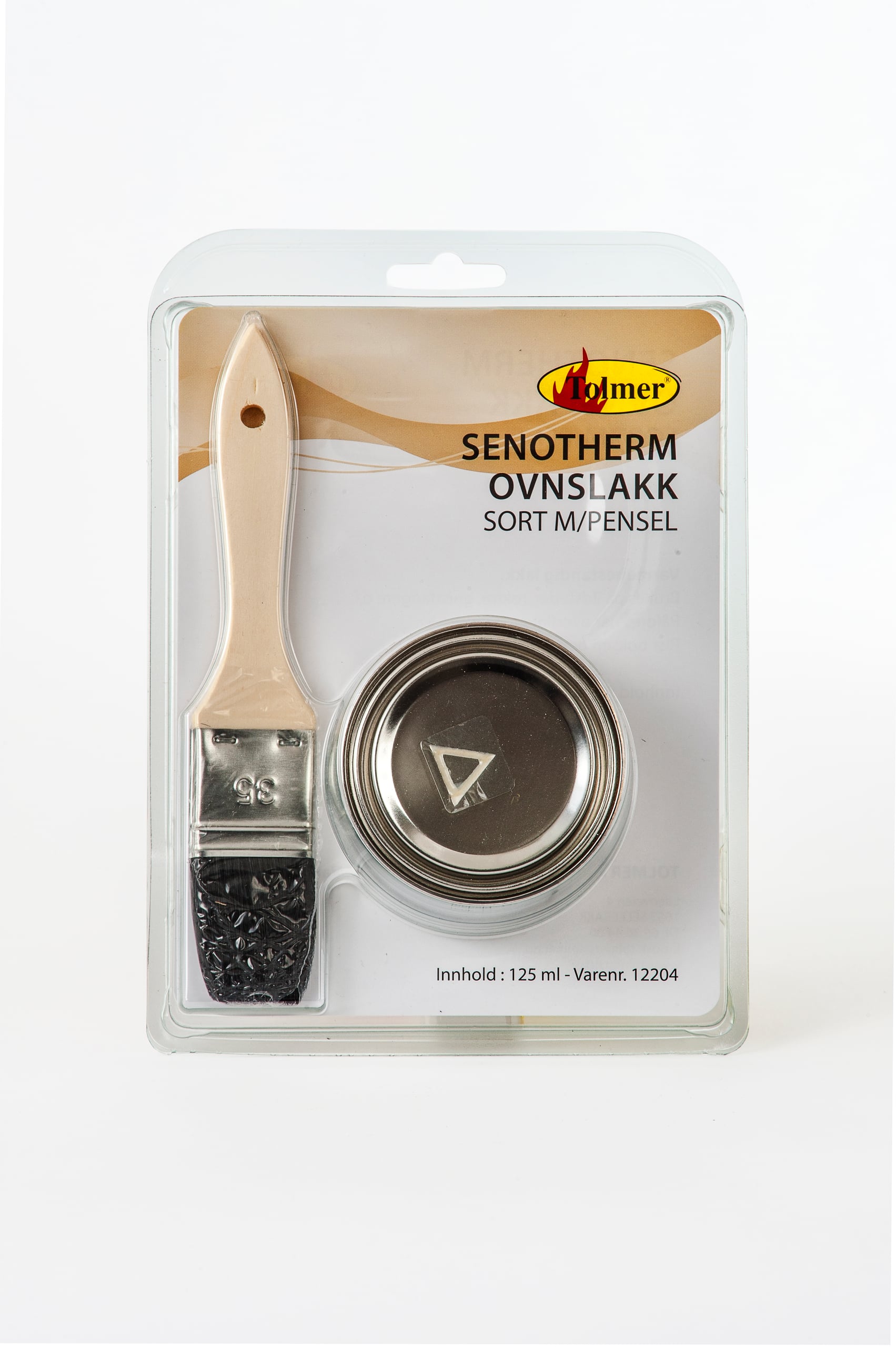 OVNSLAKK SENOTH 125ML SORT M/PENSEL