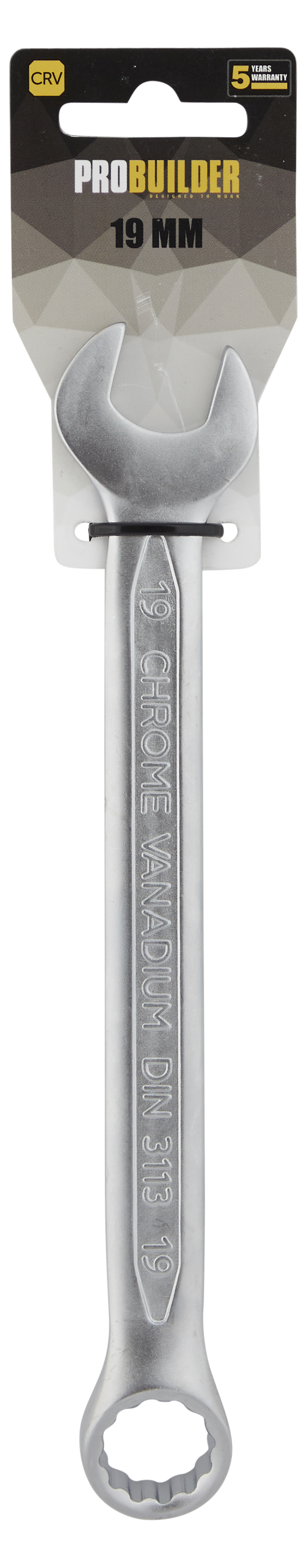 KOMBINASJONSNØKKEL 19MM PROBUILDER