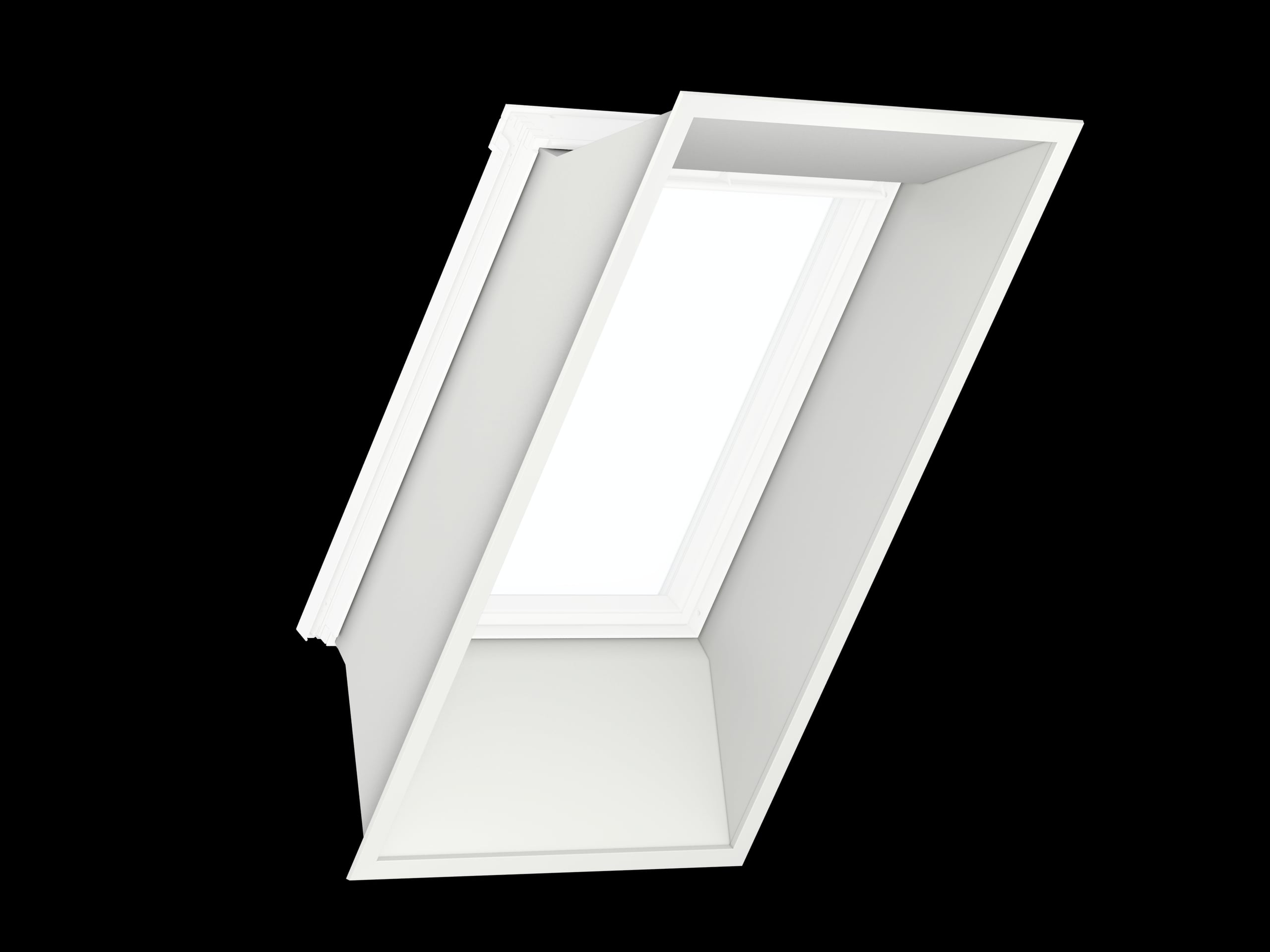 UTFORING HVIT PVC 55X78 125-400MM