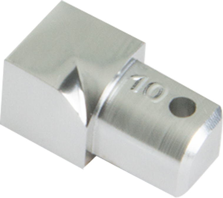 HJØRNE INNV KROM ALU 12,5MM 2PK