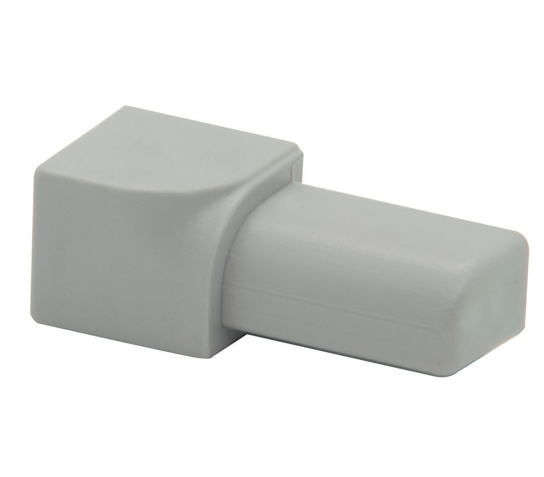 HJØRNE INNV LYS GRÅ PVC 10MM