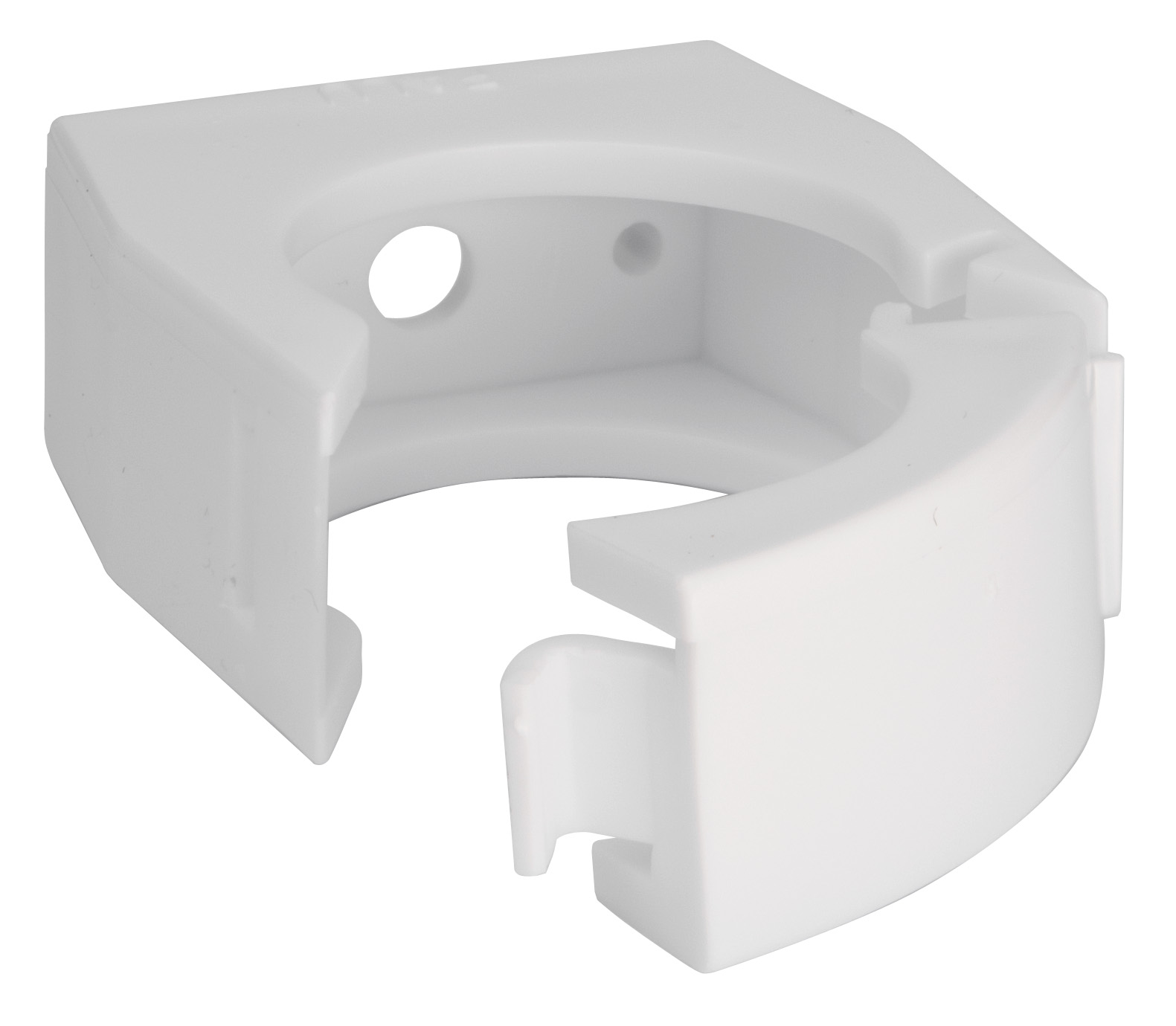 RØRKLEMME HVIT 40MM ABS