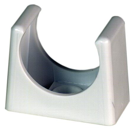 RØRKLEMME HVIT 32MM ABS