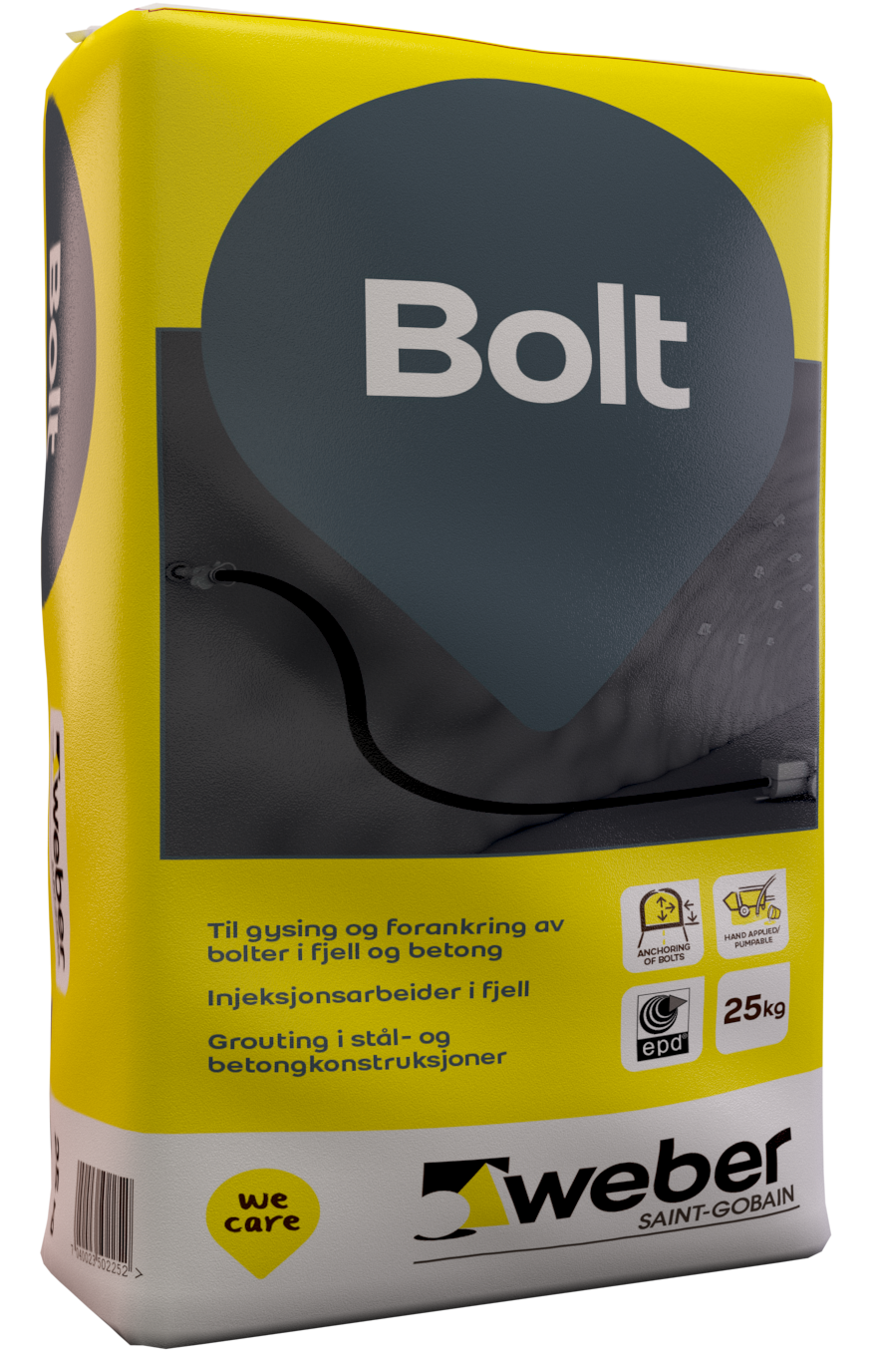 WEBER BOLT BOLTEMØRTEL 25KG
