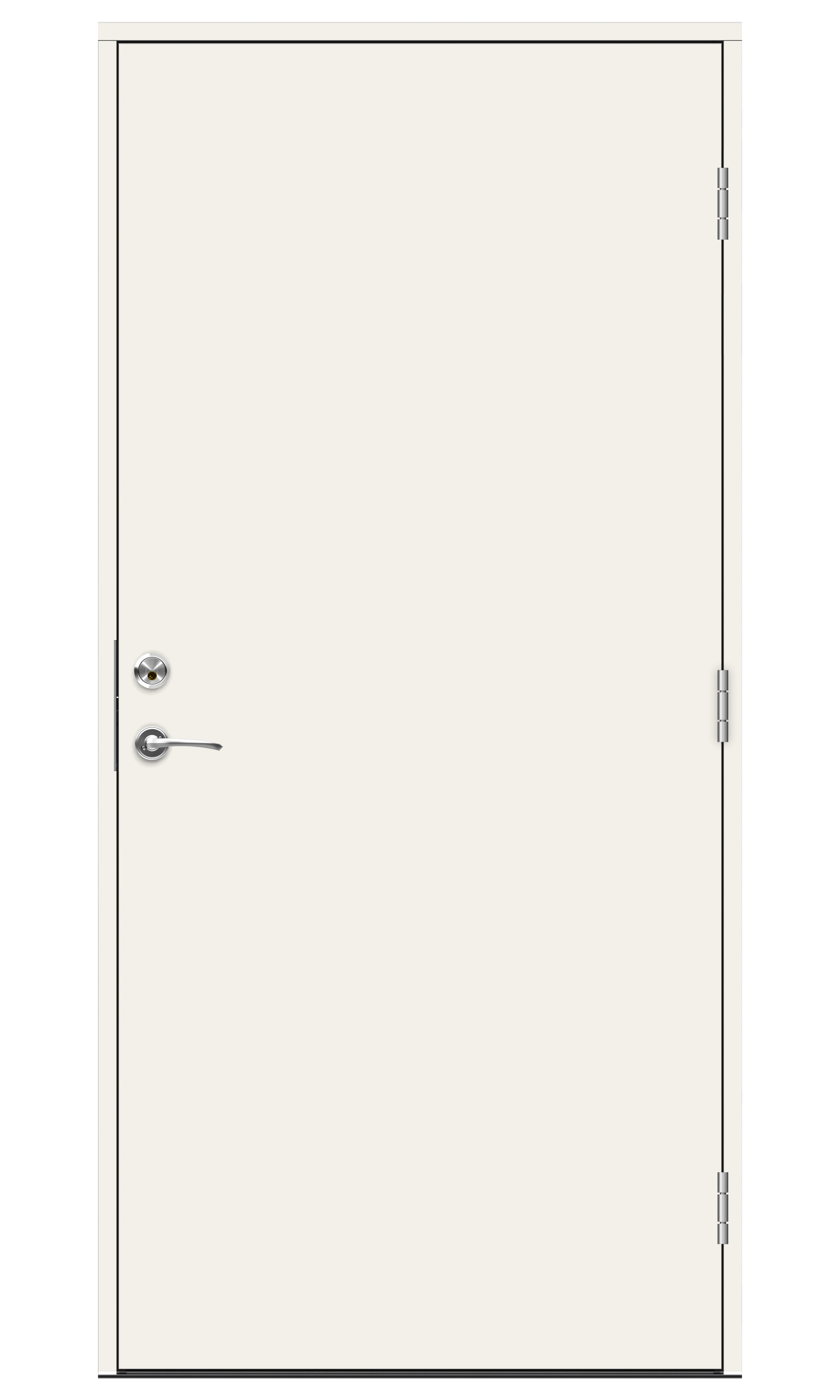DØRSETT ECO BERING 9X21V HVIT