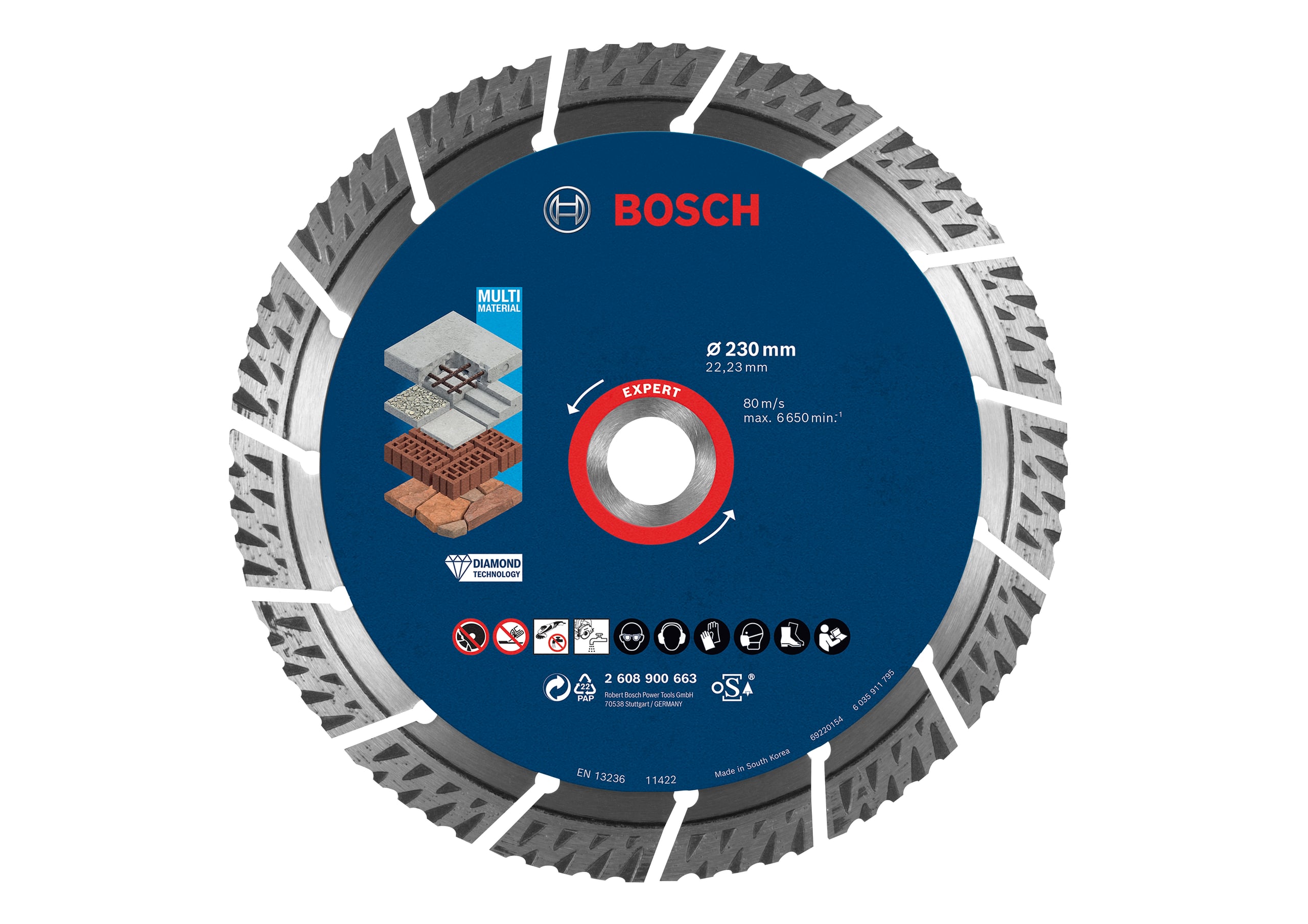 DIAMANTSKIVE MULTI 230MM