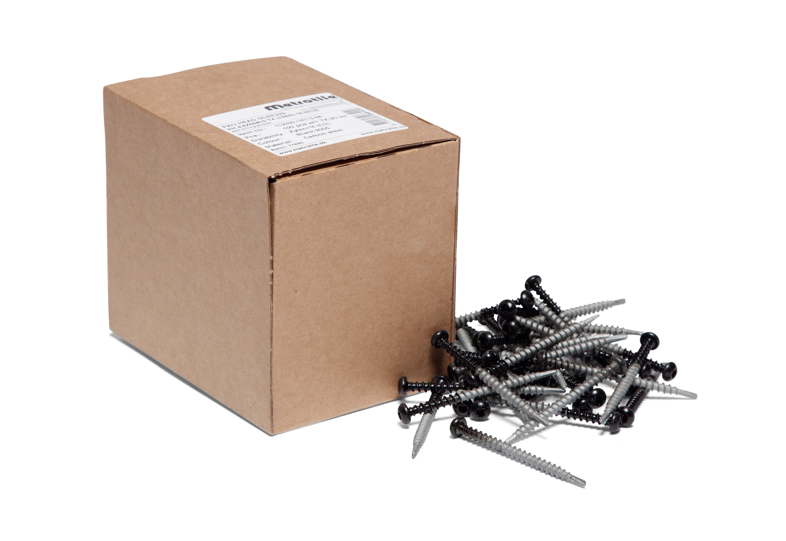 SKRUER TORX 4,8X65MM SORT MATAKI