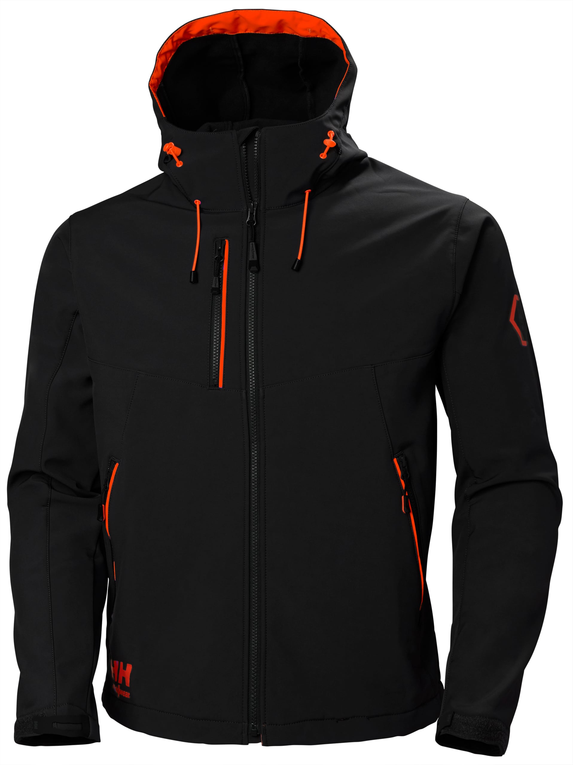 SOFTSHELLJAKKE 74140 SORT 2XL