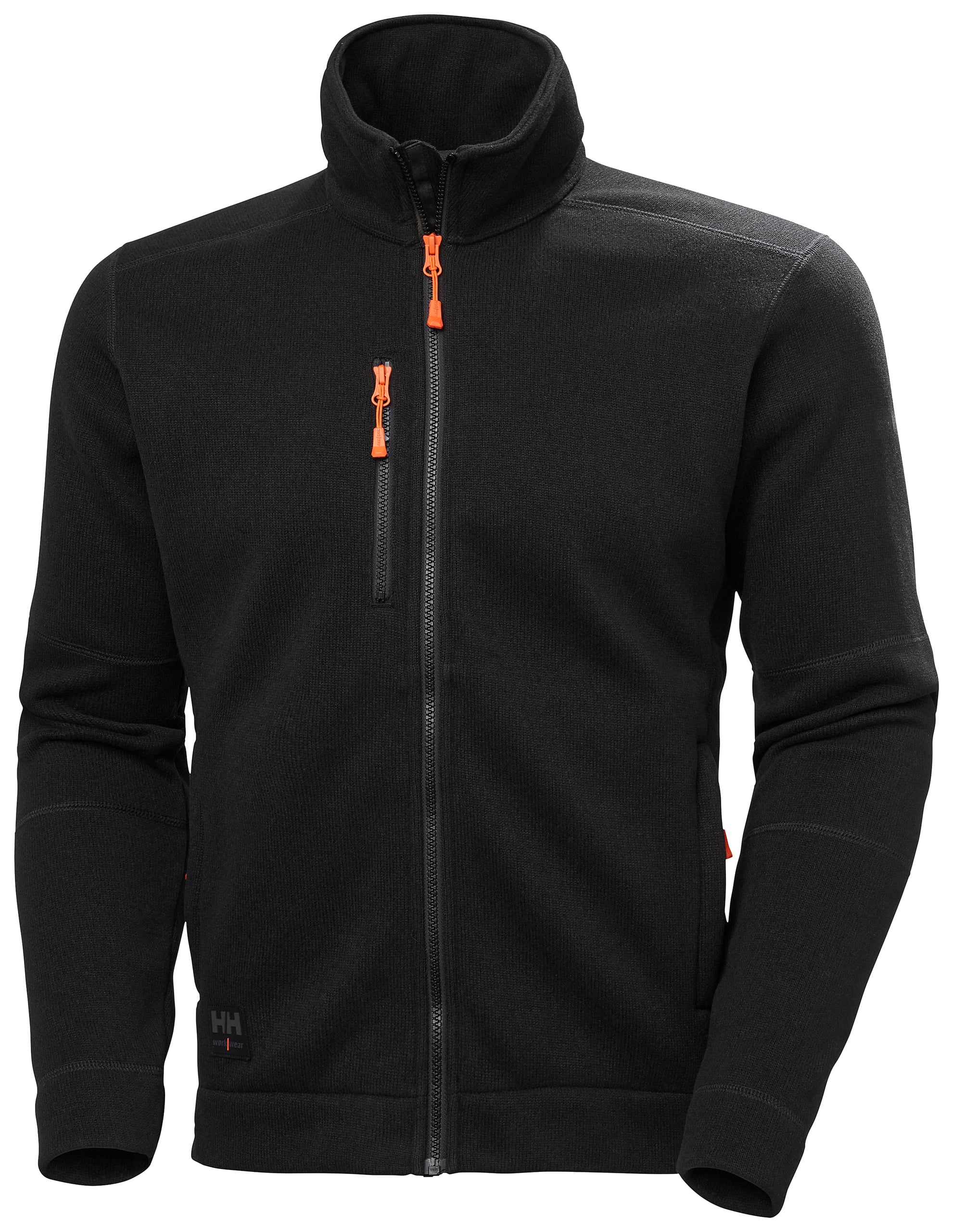 FLEECEJAKKE 72250 SORT L
