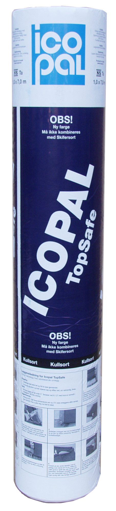 OVERLAG TOPSAFE KULLSORT 1X7M
