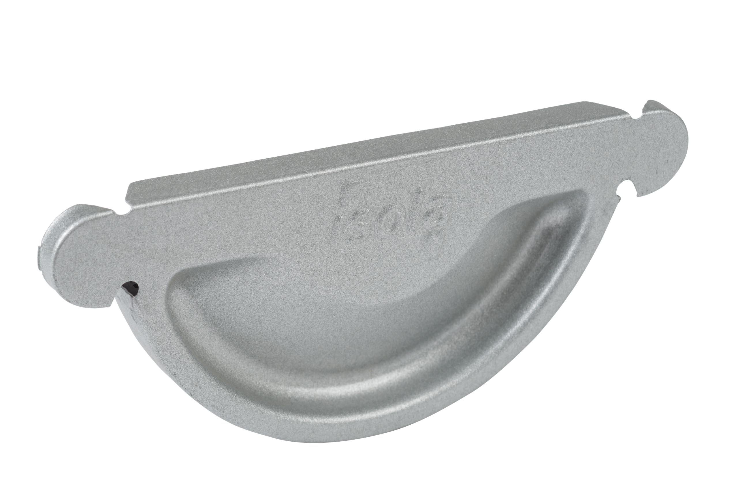 ENDESTYKKE STÅL 125MM SILVER