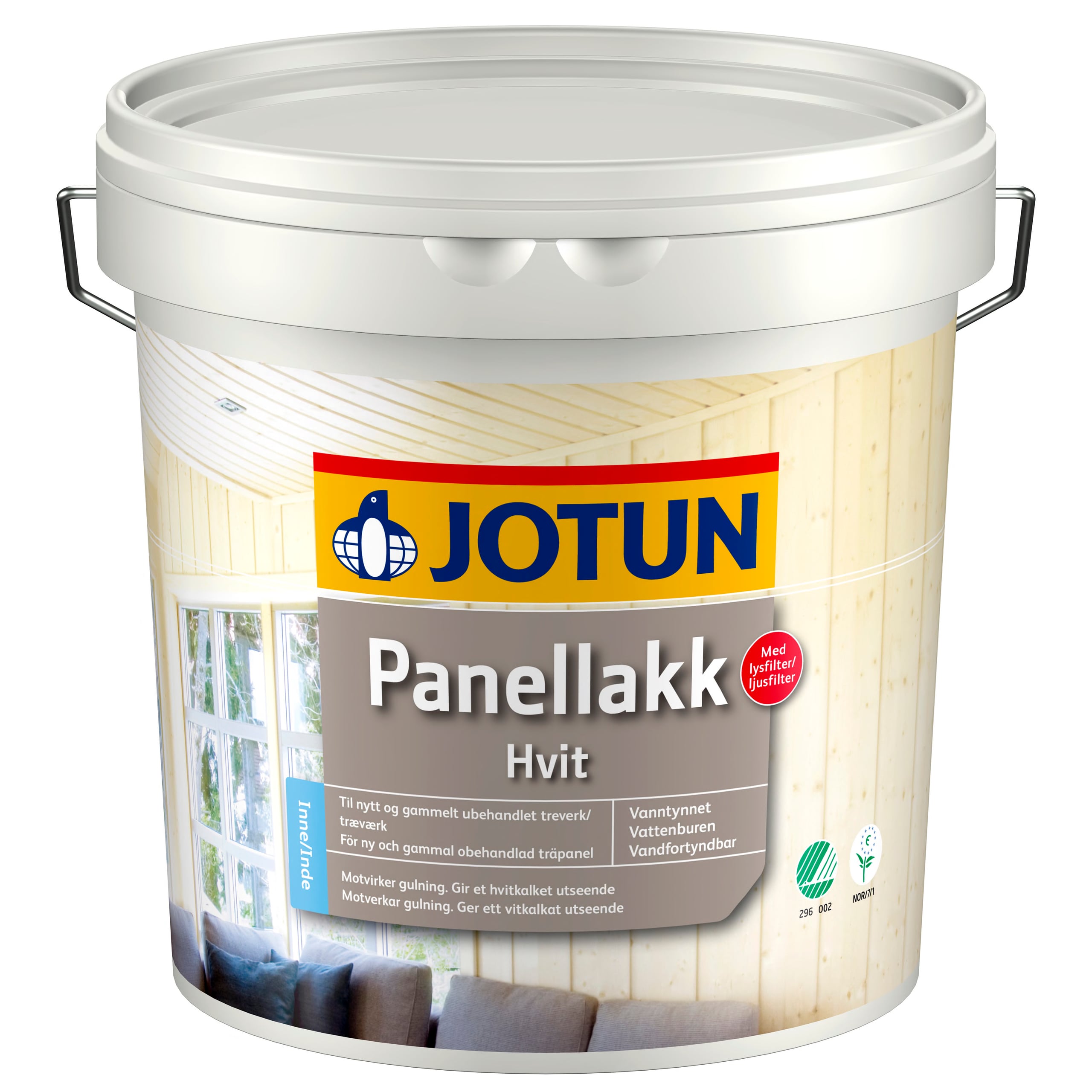 JOTUN PANELLAKK HVIT 3L